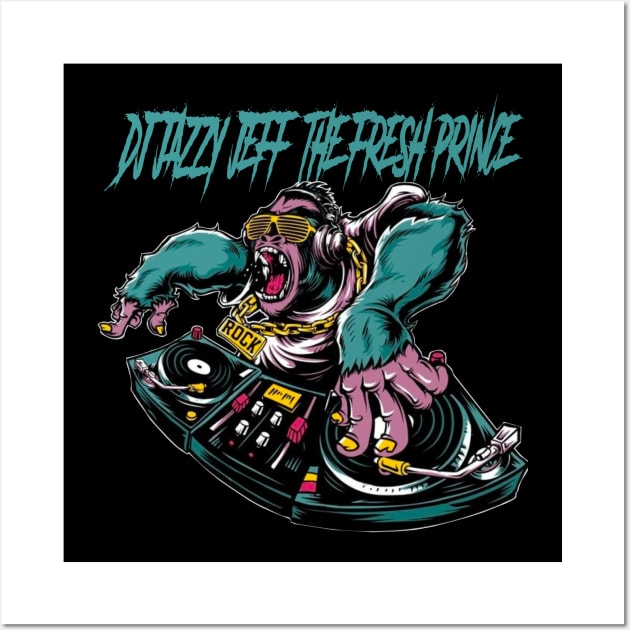 DJ JAZZY JEFF & THE FRESH PRINCE RAPPER Wall Art by Tronjoannn-maha asyik 